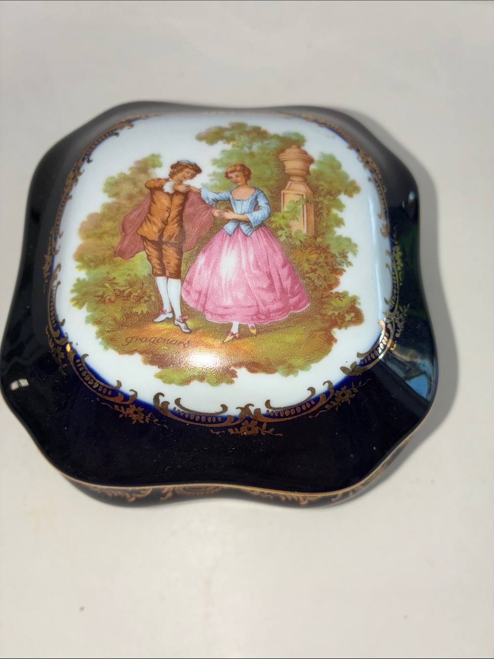 Limoges Castel Trinket Box